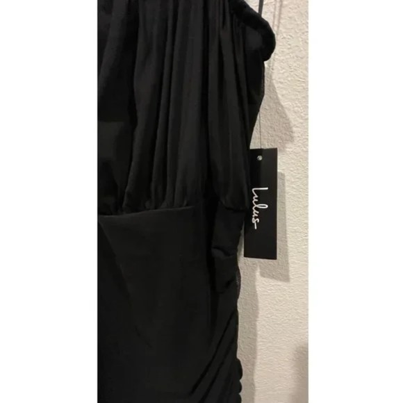 LULUS Square Neck Mesh Spaghetti Straps Mini Dress - Picture 3 of 7